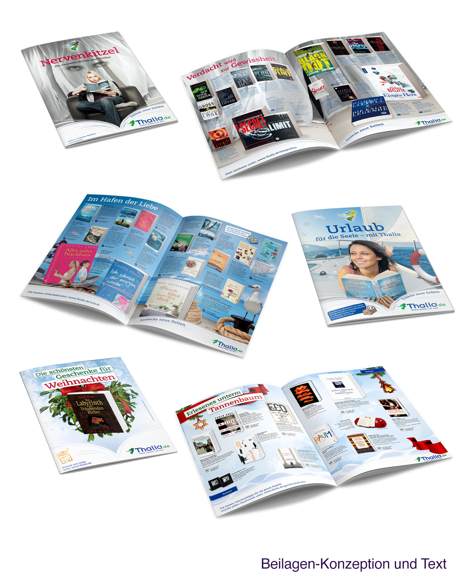 Thalia – Beilagen-Konzeption und Text